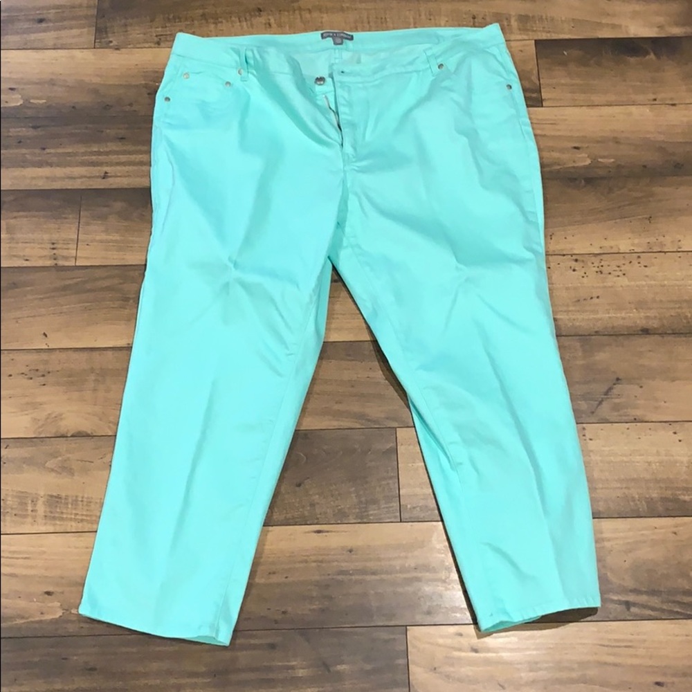 Teal Jeans